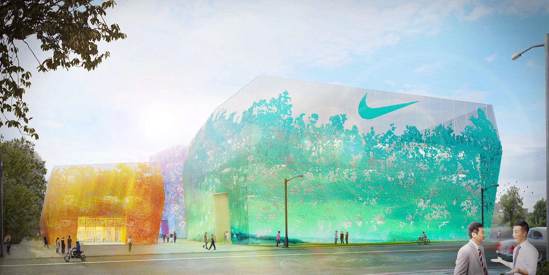 Sports Goods Factory Facade